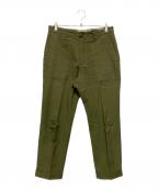 Barnstormerバーンストーマー）の古着「1313P DRESS FATIGUE PANTS」｜カーキ