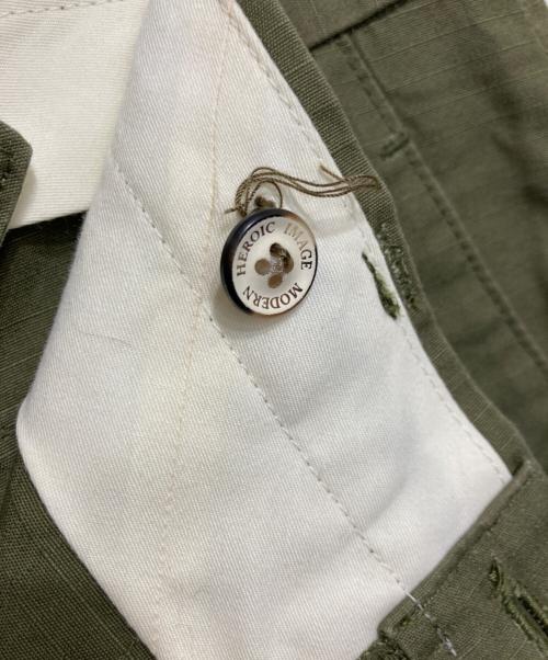 Barnstormer（バーンストーマー）BARNSTORMER (バーンストーマー) 1313P DRESS FATIGUE PANTS カーキ サイズ:Lの古着・服飾アイテム