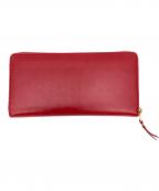 COMME des GARCONSコムデギャルソン）の古着「長財布　CDG WALLET」｜レッド