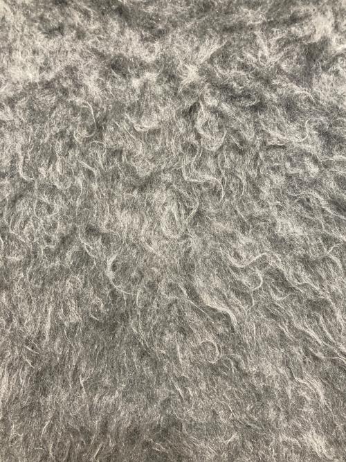 STYLE MIXER（スタイルミキサー）STYLE MIXER (スタイルミキサー) ヘアリーカールクルーニットカーデ グレー サイズ:Freeの古着・服飾アイテム