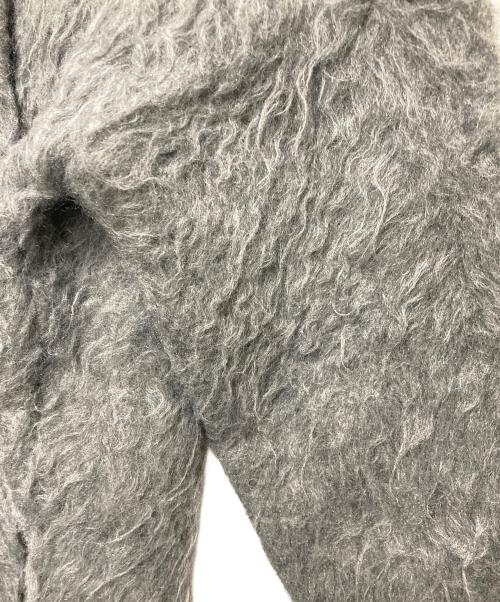 STYLE MIXER（スタイルミキサー）STYLE MIXER (スタイルミキサー) ヘアリーカールクルーニットカーデ グレー サイズ:Freeの古着・服飾アイテム