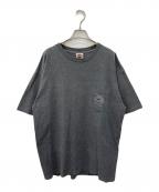 HARLEY-DAVIDSONハーレーダビッドソン）の古着「ポケットTシャツ」｜グレー