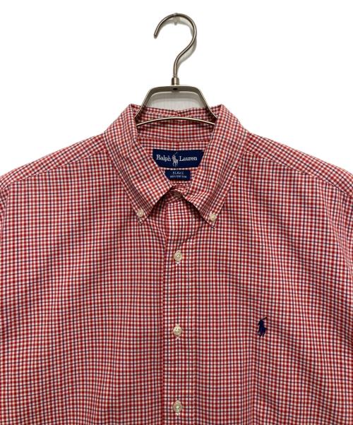 POLO RALPH LAUREN（ポロ・ラルフローレン）POLO RALPH LAUREN (ポロ・ラルフローレン) 半袖シャツ レッド サイズ:Lの古着・服飾アイテム