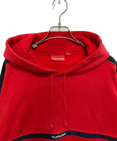 SUPREME（シュプリーム）SUPREME (シュプリーム) Warm Up Hooded Sweatshirt　 レッド サイズ:Lの古着・服飾アイテム