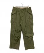 VINTAGEヴィンテージ）の古着「M-65フィールドパンツ」｜グリーン