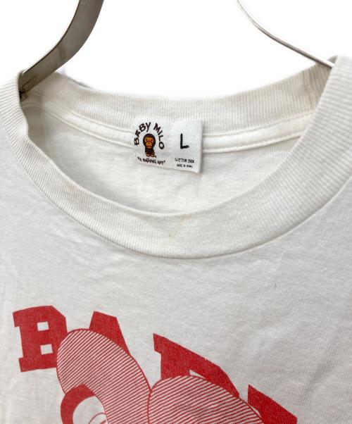 BABY MiLO（ベビーマイロ）BABY MiLO (ベビーマイロ) プリントTシャツ ホワイト サイズ:Lの古着・服飾アイテム