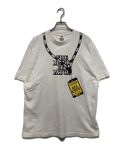 THE BLACK EYE PATCH（ブラックアイパッチ）THE BLACK EYE PATCH (ブラックアイパッチ) プリントTシャツ ホワイト サイズ:Mの古着・服飾アイテム