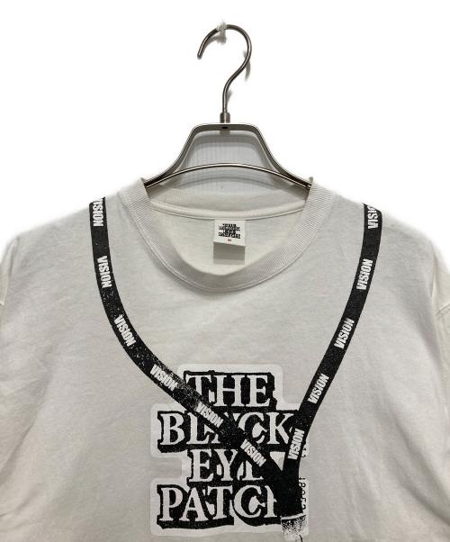 THE BLACK EYE PATCH（ブラックアイパッチ）THE BLACK EYE PATCH (ブラックアイパッチ) プリントTシャツ ホワイト サイズ:Mの古着・服飾アイテム