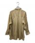 ISSEY MIYAKE (イッセイミヤケ) ポリリネンシワプリーツシャツ ベージュ サイズ:M：8000円