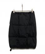 ISSEY MIYAKEイッセイミヤケ）の古着「ドローコードダウンスカート」｜ブラック