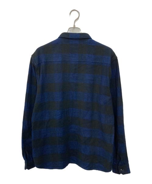 THE FLAT HEAD（ザ・フラットヘッド）THE FLAT HEAD (ザ・フラットヘッド) ネルシャツ ブルー サイズ:XLの古着・服飾アイテム