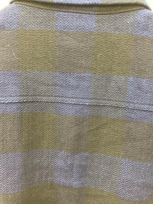 THE FLAT HEAD（ザ・フラットヘッド）THE FLAT HEAD (ザ・フラットヘッド) ネルシャツ ブルー サイズ:XLの古着・服飾アイテム