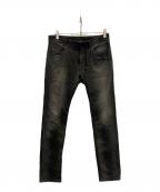 DIESELディーゼル）の古着「THAVARジョグジーンズ」｜ブラック