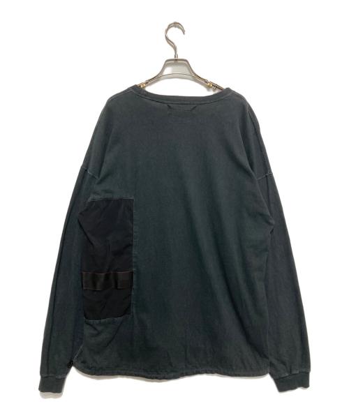 REMI RELIEF（レミレリーフ）REMI RELIEF (レミレリーフ) BRIEFING (ブリーフィング) ドッキングカットソー グレー サイズ:Lの古着・服飾アイテム