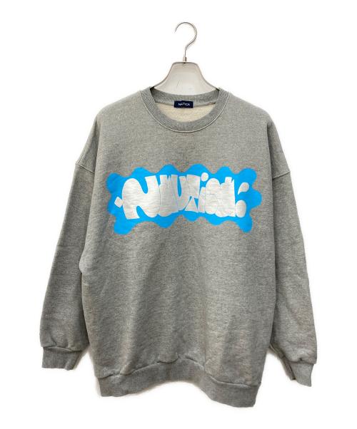 NAUTICA（ノーティカ）NAUTICA (ノーティカ) クルーネックスウェット グレー サイズ:Lの古着・服飾アイテム