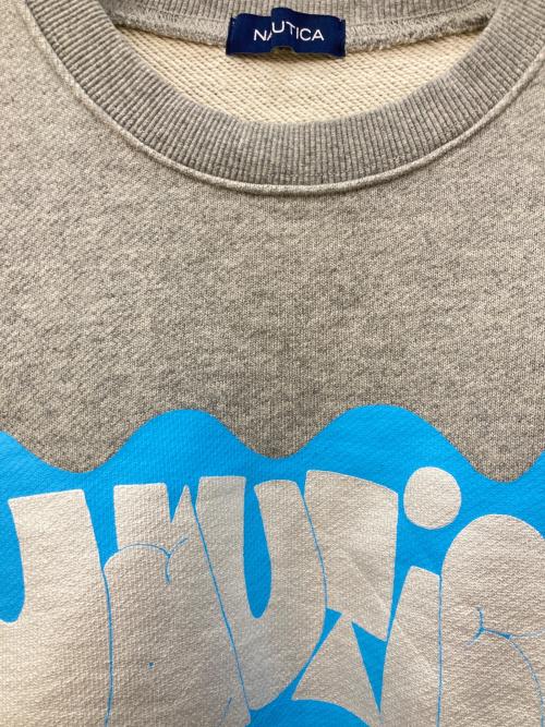 NAUTICA（ノーティカ）NAUTICA (ノーティカ) クルーネックスウェット グレー サイズ:Lの古着・服飾アイテム
