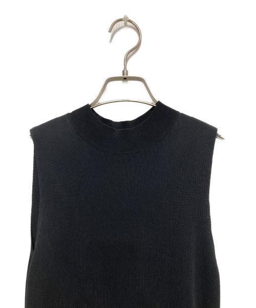 Diagram（ダイアグラム）Diagram (ダイアグラム) チェックニットワンピース ブラック サイズ:SIZE 36の古着・服飾アイテム