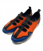 MARNIマルニ）の古着「18SSバイカラースニーカー」｜オレンジ×ブルー