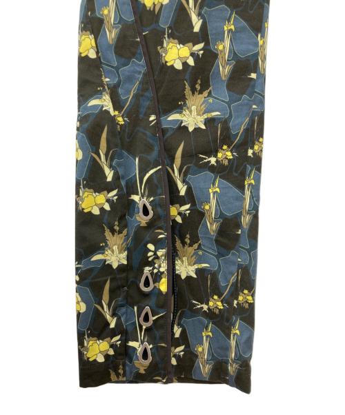 KIKO KOSTADINOV（キコ・コスタディノフ）KIKO KOSTADINOV (キコ・コスタディノフ) ストレッチツイル パイピング トラウザー エプロンパンツ ネイビー サイズ:SIZE44の古着・服飾アイテム