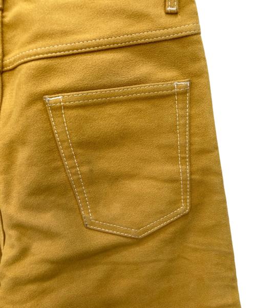 MARNI（マルニ）MARNI (マルニ) 19AW モールスキン コットン セミフレア ワイドパンツ マスタード サイズ:SIZE 44の古着・服飾アイテム