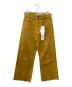 MARNI（マルニ）の古着「19AW モールスキン コットン セミフレア ワイドパンツ」｜マスタード