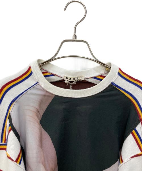 MARNI（マルニ）MARNI (マルニ) ロングスリーブカットソー ブラウン サイズ:SIZE 44の古着・服飾アイテム