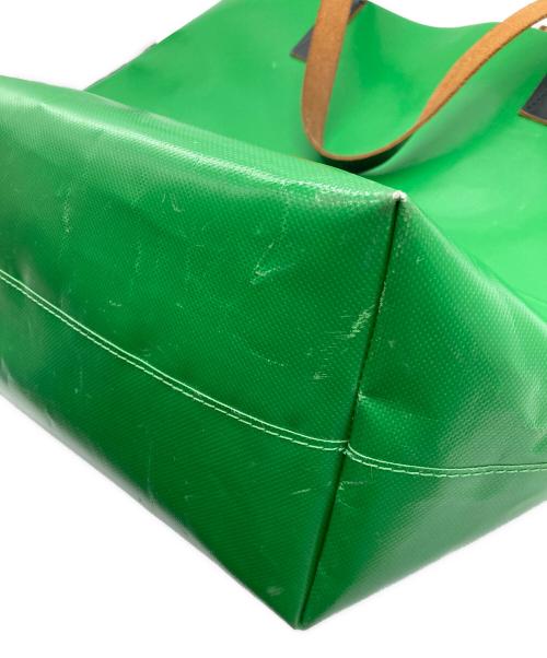 MARNI（マルニ）MARNI (マルニ) フラワープリントショッピングトート グリーンの古着・服飾アイテム