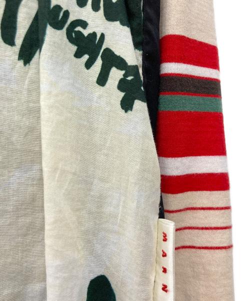 MARNI（マルニ）MARNI (マルニ) 総柄カットソープルオーバー ブラック サイズ:SIZE 44の古着・服飾アイテム