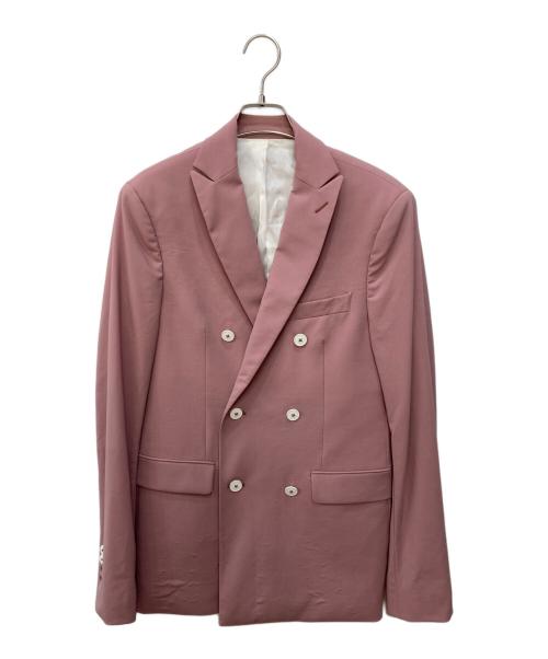 CMMN SWDN（コモンスウェーデン）CMMN SWDN (コモンスウェーデン) ダブルジャケット ピンク サイズ:SIZE 48の古着・服飾アイテム