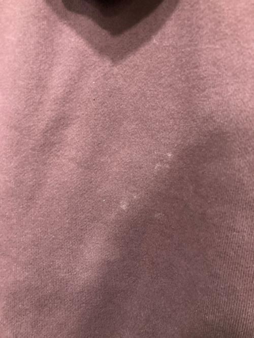 CAHLUMN（カウラム）CAHLUMN (カウラム) 後付けプルオーバーパーカー ボルドー サイズ:XXLの古着・服飾アイテム