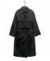 Traditional Weatherwear（トラディショナルウェザーウェア）の古着「シリコンコーティングトレンチコート」｜ブラック