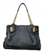 Salvatore Ferragamoサルヴァトーレ フェラガモ）の古着「チェーントートバッグ」｜ブラック