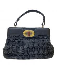 BVLGARI（ブルガリ）の古着「イザベラ・ロッセリーニトートバック」｜ブラック