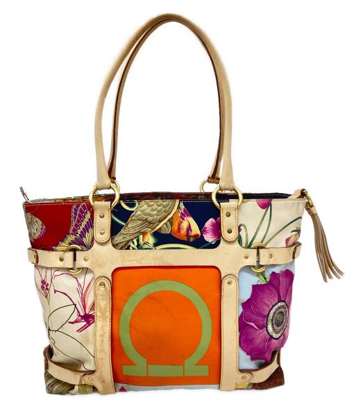 Salvatore Ferragamo（サルヴァトーレ フェラガモ）Salvatore Ferragamo (サルヴァトーレ フェラガモ) 総柄バック マルチカラーの古着・服飾アイテム