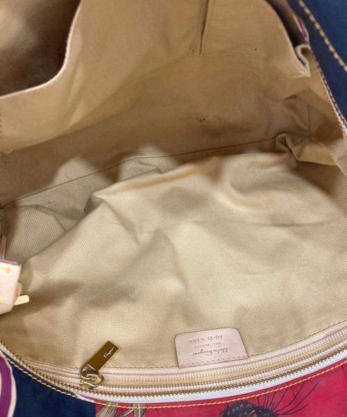 Salvatore Ferragamo（サルヴァトーレ フェラガモ）Salvatore Ferragamo (サルヴァトーレ フェラガモ) 総柄バック マルチカラーの古着・服飾アイテム