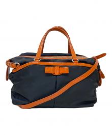 Salvatore Ferragamo（サルヴァトーレ フェラガモ）の古着「2WAYバッグ」｜ブラック