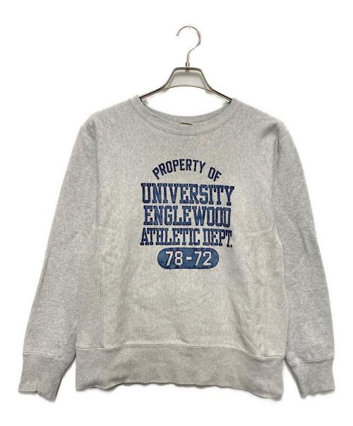 cheswick（チェスウィック）cheswick (チェスウィック) フロッキープリントスウェット グレー サイズ:Mの古着・服飾アイテム