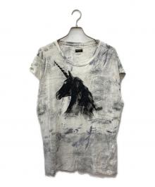 DIESEL（ディーゼル）の古着「ノースリーブTシャツ」｜ホワイト