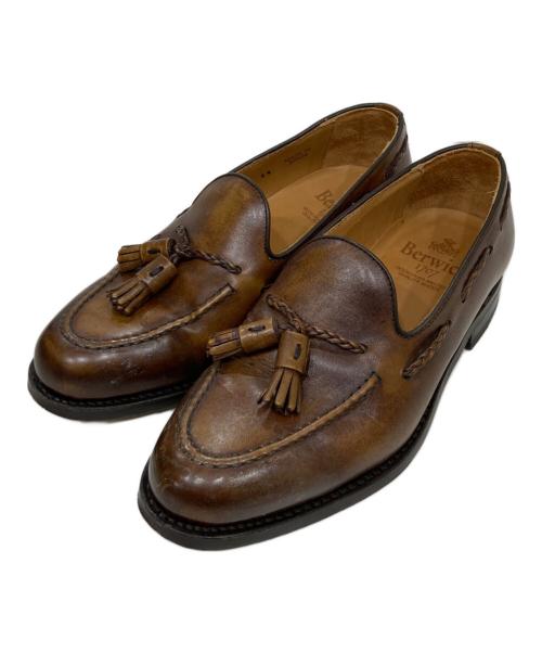 berwick（バーウィック）berwick (バーウィック) レザーシューズ ブラウン サイズ:25.5㎝の古着・服飾アイテム