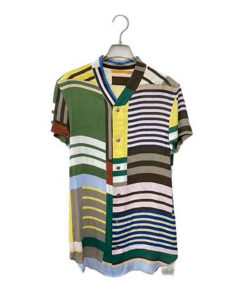 RICK OWENS（リックオウエンス）RICK OWENS (リックオウエンス) 20SS UXMAL PRINT ゴルフシャツ マルチカラー サイズ:SIZE 46の古着・服飾アイテム
