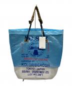 kolor/BEACONカラービーコン）の古着「トートバッグ」｜スカイブルー