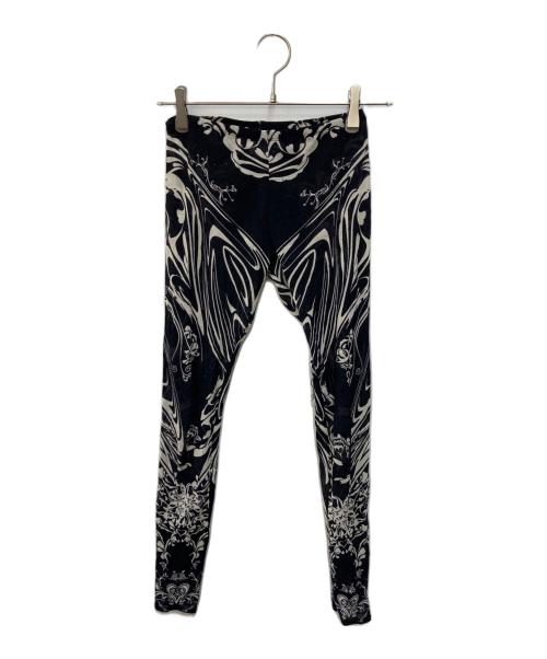 ISSEY MIYAKE（イッセイミヤケ）ISSEY MIYAKE (イッセイミヤケ) 総柄シアーパンツ ネイビー サイズ:Mの古着・服飾アイテム