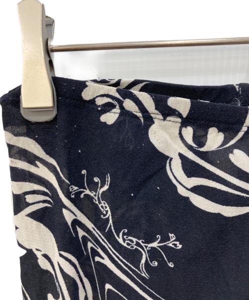 ISSEY MIYAKE（イッセイミヤケ）ISSEY MIYAKE (イッセイミヤケ) 総柄シアーパンツ ネイビー サイズ:Mの古着・服飾アイテム