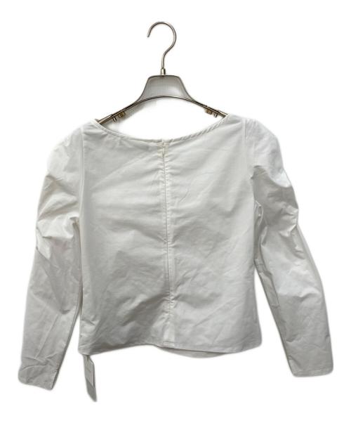 CELFORD（セルフォード）CELFORD (セルフォード) Vネックギャザートップス ホワイト サイズ:Sの古着・服飾アイテム