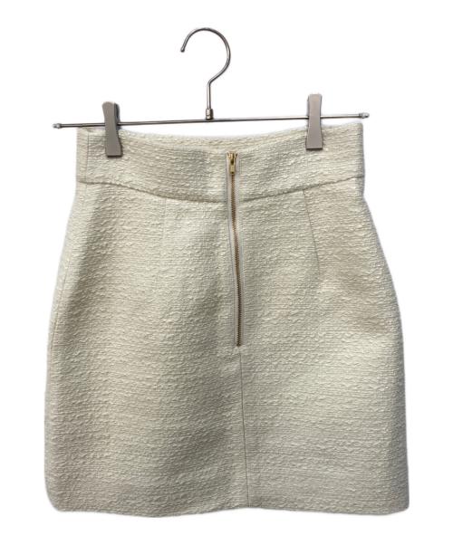 EmiriaWiz（エミリアウィズ）EmiriaWiz (エミリアウィズ) Elegant Tweed Mini Skirt ホワイト サイズ:Mの古着・服飾アイテム