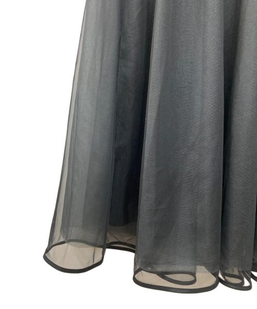 CELFORD（セルフォード）CELFORD (セルフォード) チュールシアースカート ブラック サイズ:Mの古着・服飾アイテム