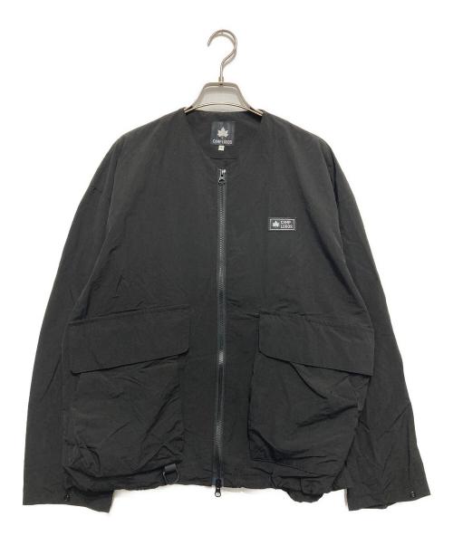 CAMP LOGOS（キャンプロゴス）CAMP LOGOS (キャンプロゴス) ナイロンジャケット ブラック サイズ:Lの古着・服飾アイテム