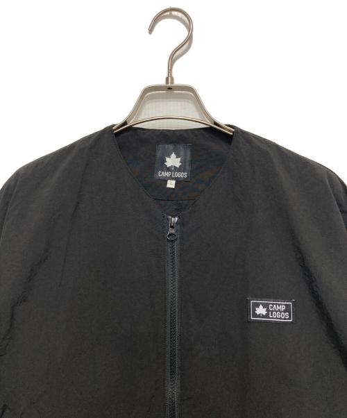 CAMP LOGOS（キャンプロゴス）CAMP LOGOS (キャンプロゴス) ナイロンジャケット ブラック サイズ:Lの古着・服飾アイテム