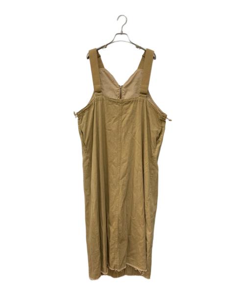 niko and（ニコアンド）niko and (ニコアンド) ジャンパースカート ベージュ サイズ:Freeの古着・服飾アイテム