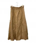 niko andニコアンド）の古着「[be with M] Misayoハギッテスカート」｜ブラウン